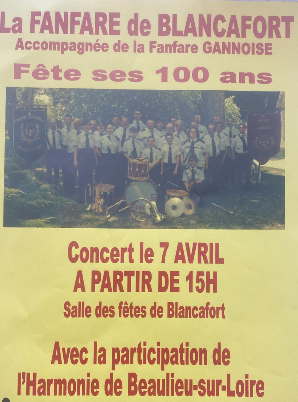 Concert La FANFARE de BLANCAFORT
